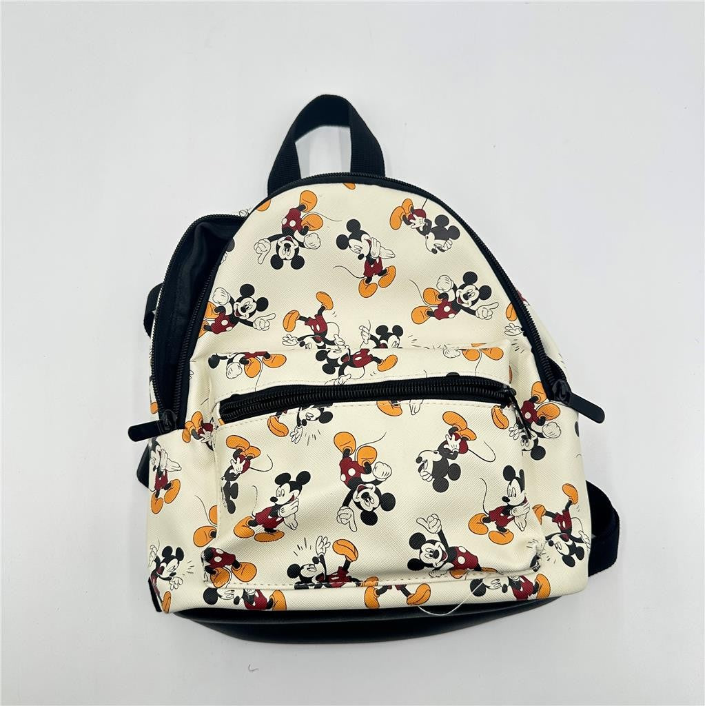 Disney Bioworld MINI Backpack MICKEY MOUSE Cream/Off White 11" x 9"