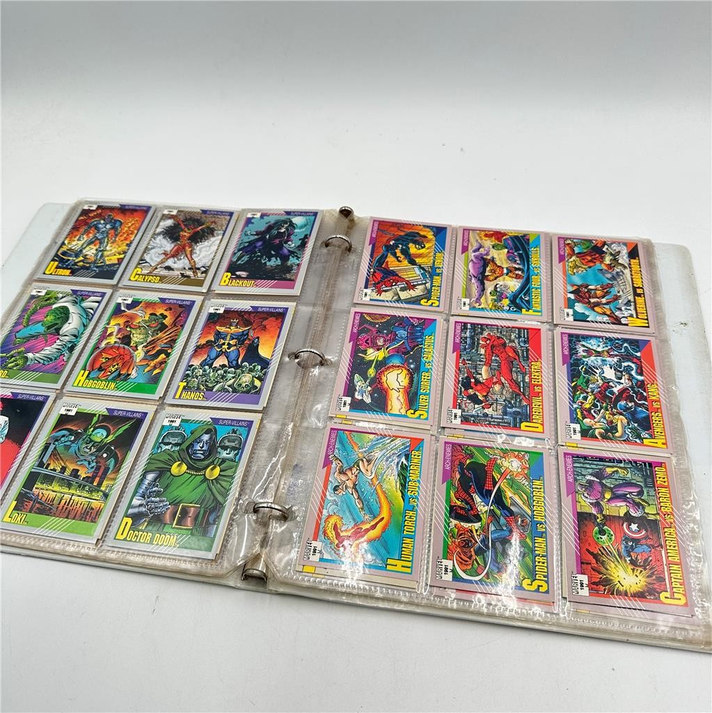 1991 Impel Marvel Comic Cards Set, Missing 1 card + Holos