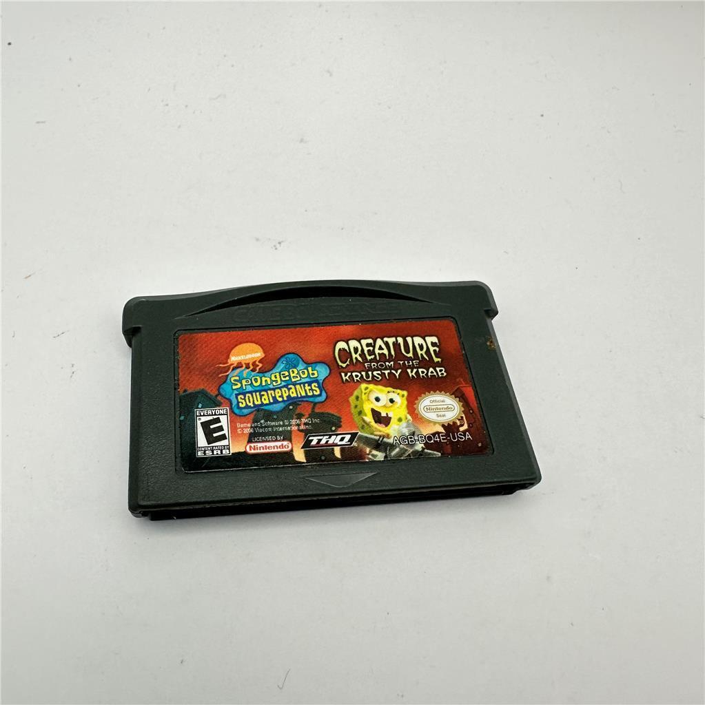 SpongeBob SquarePants: Creature from the Krusty Krab (Nintendo Game Boy Advance,