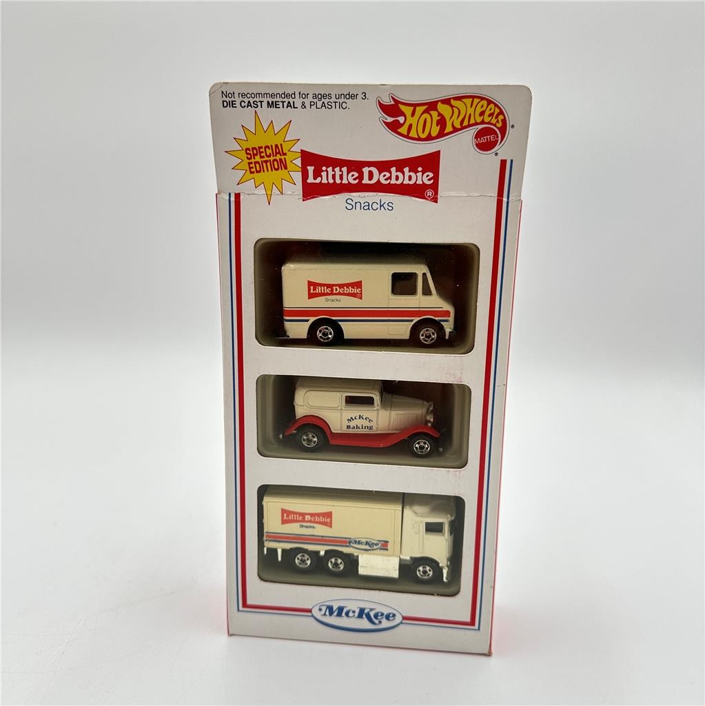 Hot Wheels Special Edition Little Debbie Snacks 3 Pack Die Cast Cars NEW