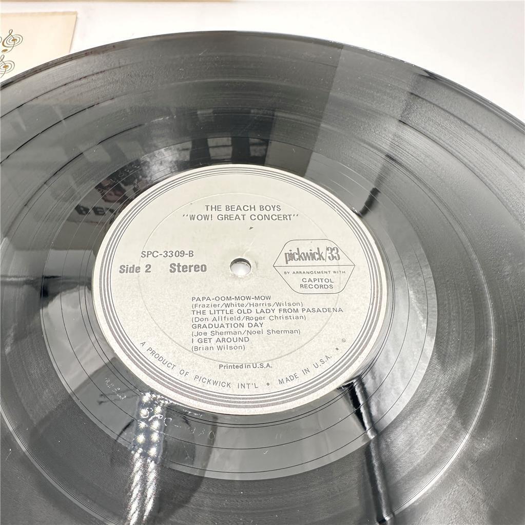 The Beach Boys - Wow! Great Concert! 1972 Pickwick SPC-3309 Vinyl Record Lp
