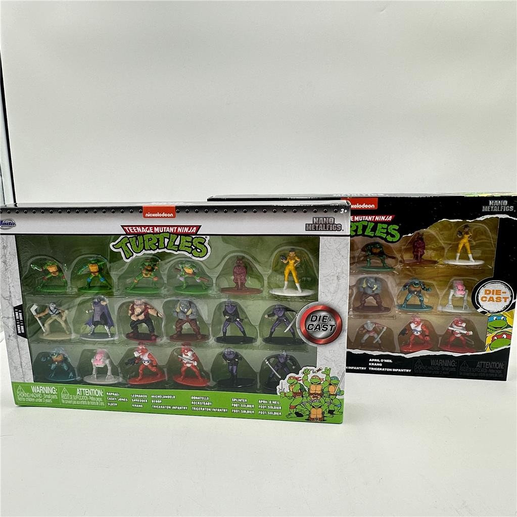 2 packs Nickelodeon Teenage Mutant Ninja Turtles Jada Nano Metalfigs 18 Figures