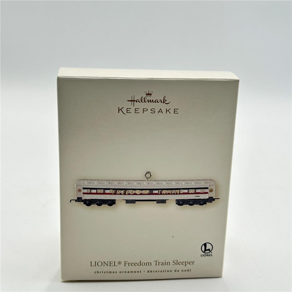 Hallmark Keepsake Ornament Lionel Freedom Train Sleeper 2007