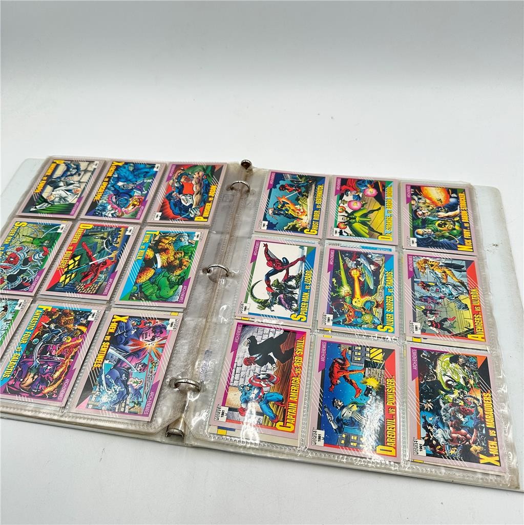 1991 Impel Marvel Comic Cards Set, Missing 1 card + Holos