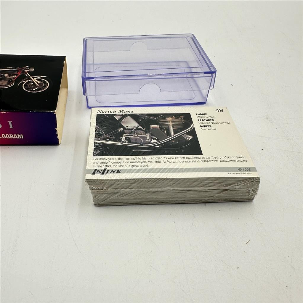 1993 INLINE Classic Motorcycle Cards - 56 Card Set - Series 1 Cards are Sealed
