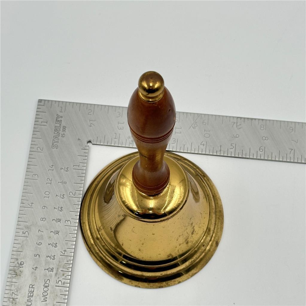 Brass Bell with Wooden Handle