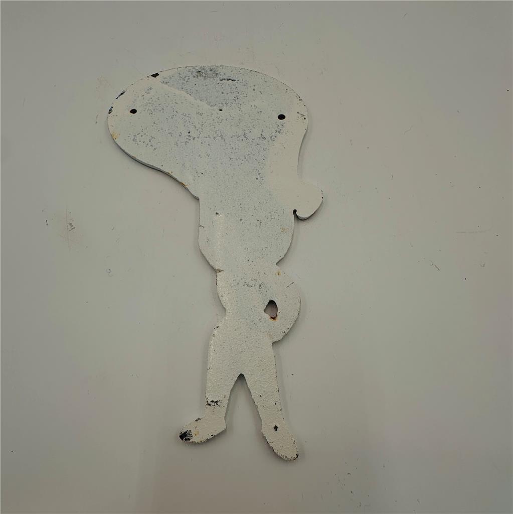 CAST IRON ESSO GIRL "Mrs. Drip" Sign