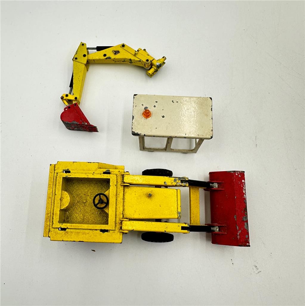 JCB 3C Backhoe Loader - NZG Diecast Model Made In W Germany