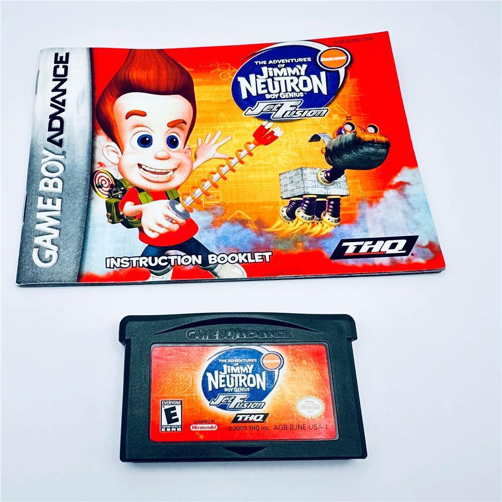 Adventures of Jimmy Neutron Boy Genius: Jet Fusion (Nintendo Game Boy Advance, 2