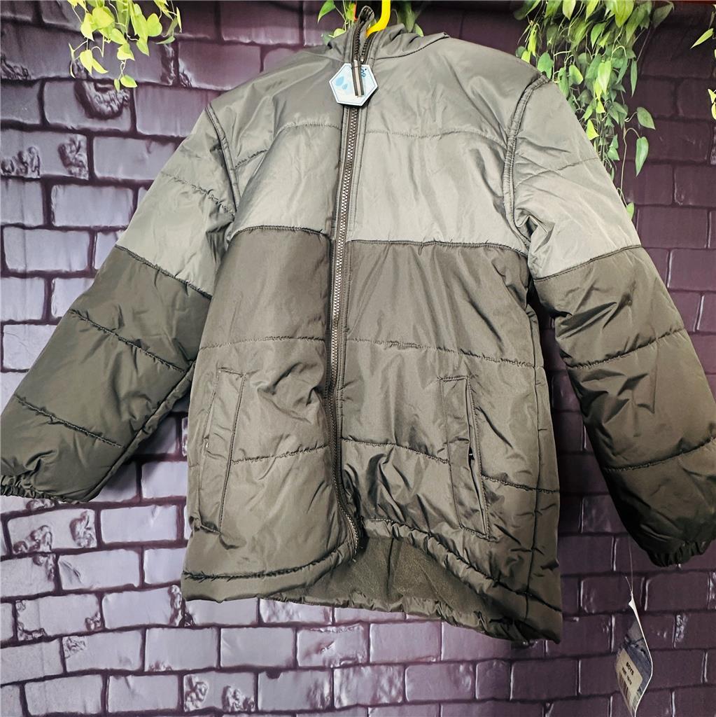 Whales Tail Outerwear Winter Jacket Size 10/12 - Grey Water and Wind Resistant T