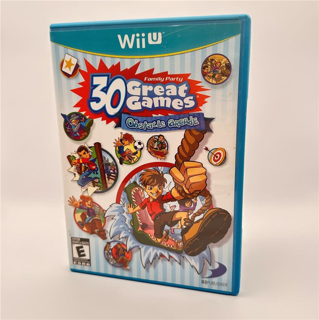 Family Party: 30 Great Games Obstacle Arcade (Nintendo Wii U, 2012)