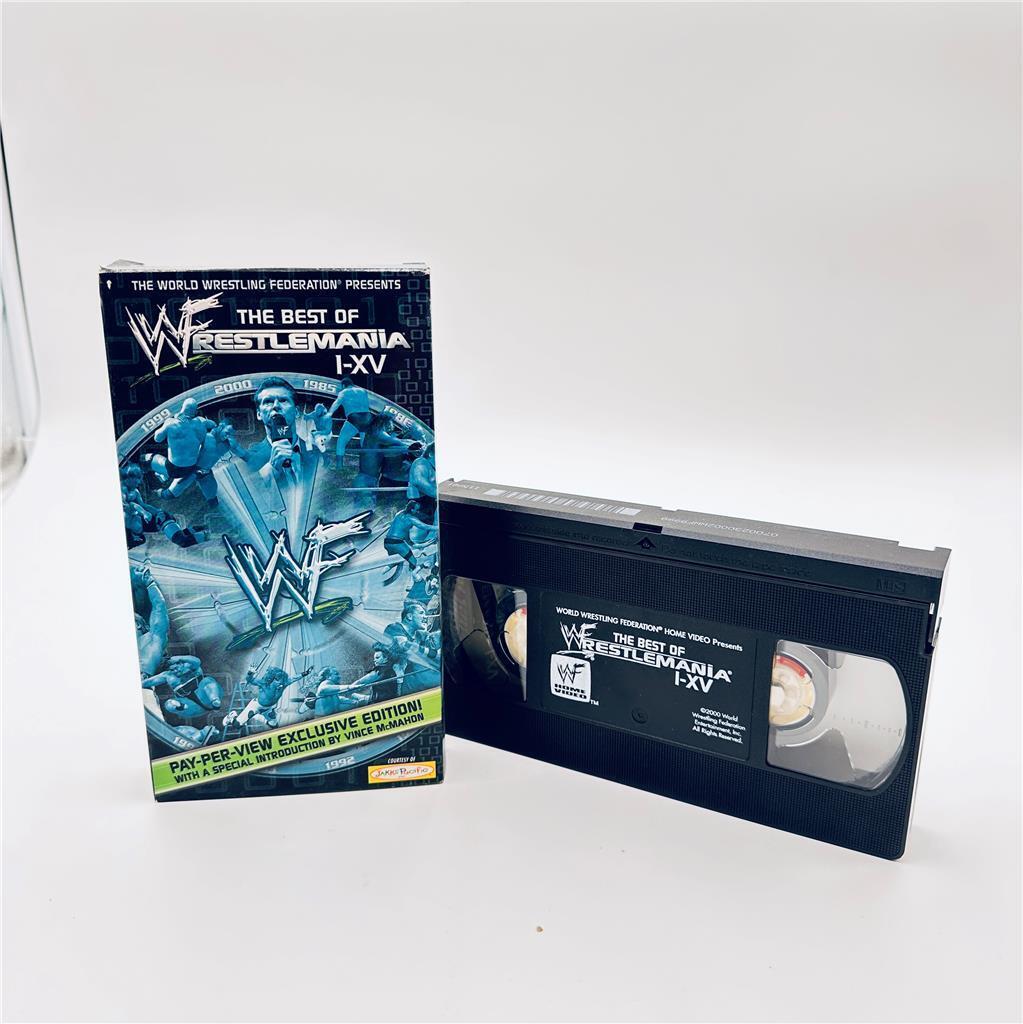 Best of Wrestlemania I-XV WWE Wrestling VHS
