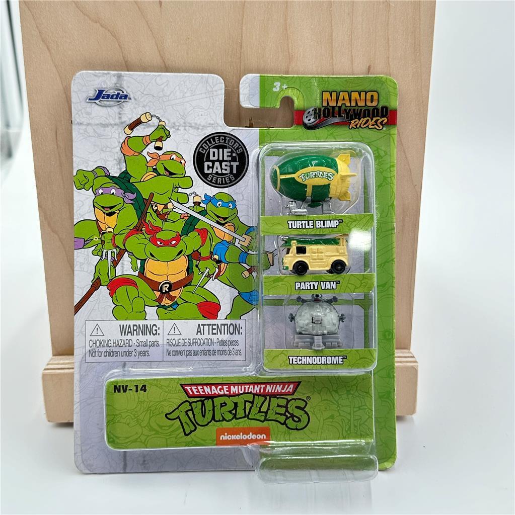 Jada TMNT Nano Hollywood Rides Collector's Die Cast Series 3 Vehicles New NIP