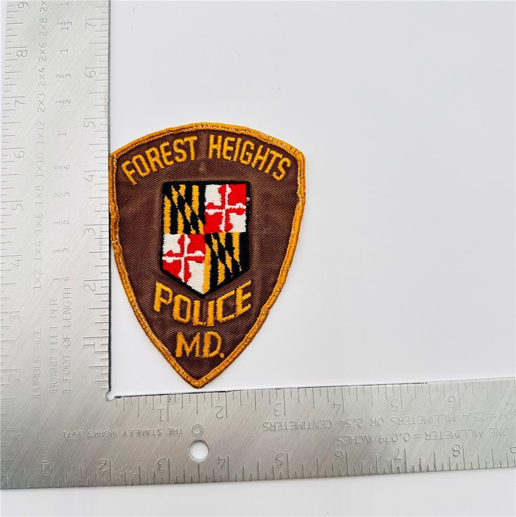 Forest Heights Police MD  Police Patch