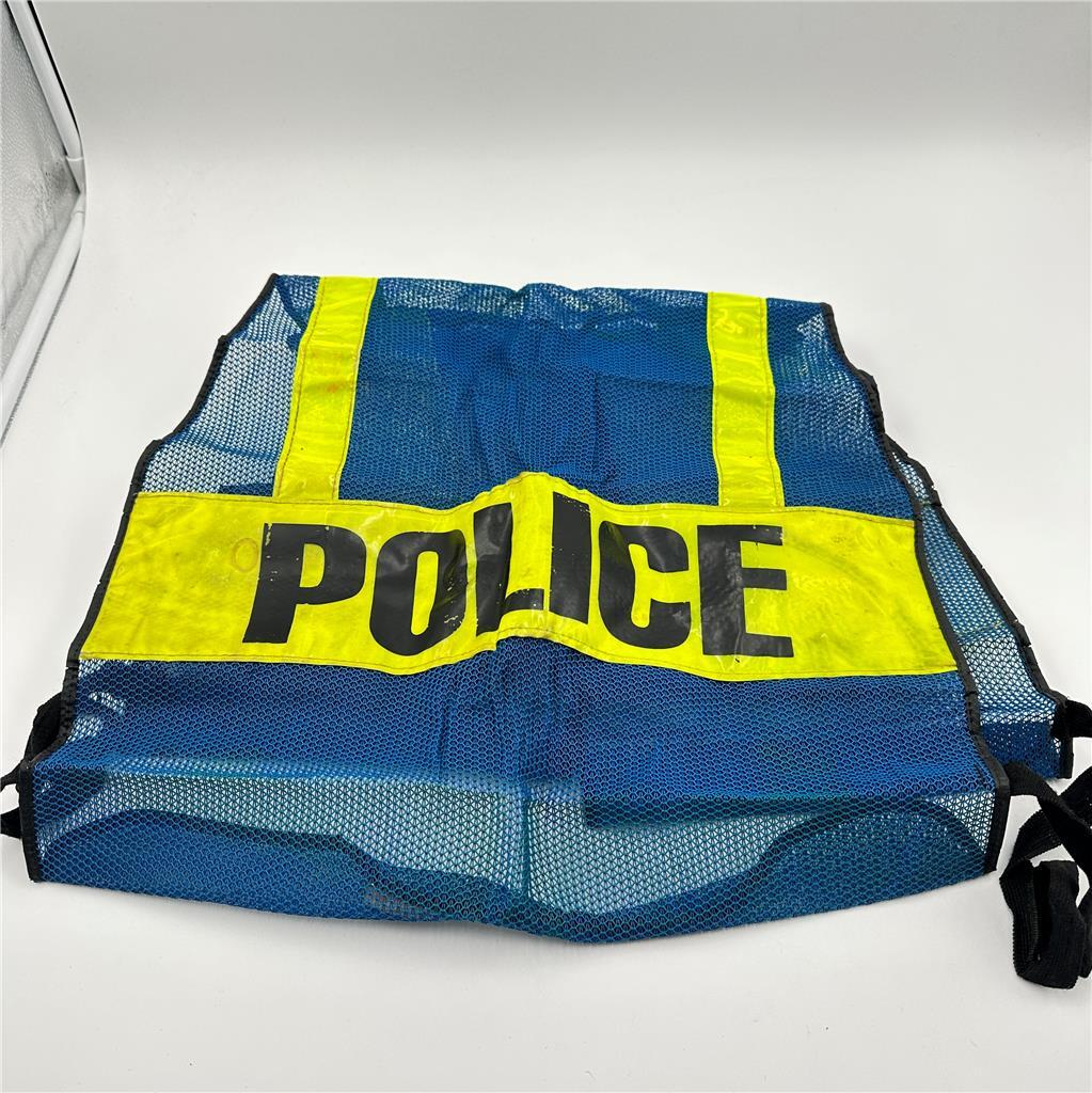 Vintage Police OFFICER SAFETY VEST Blue