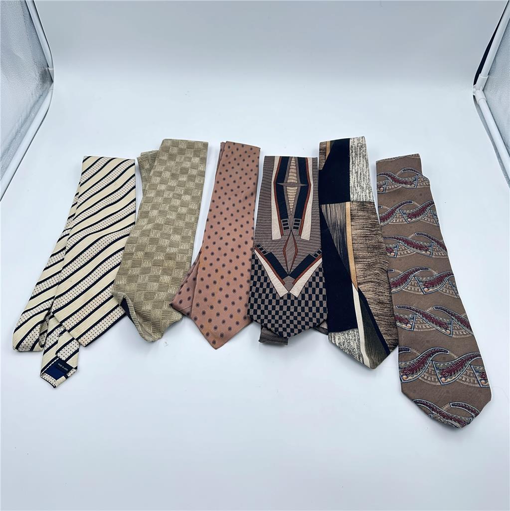 Lot of 6 Neck Ties