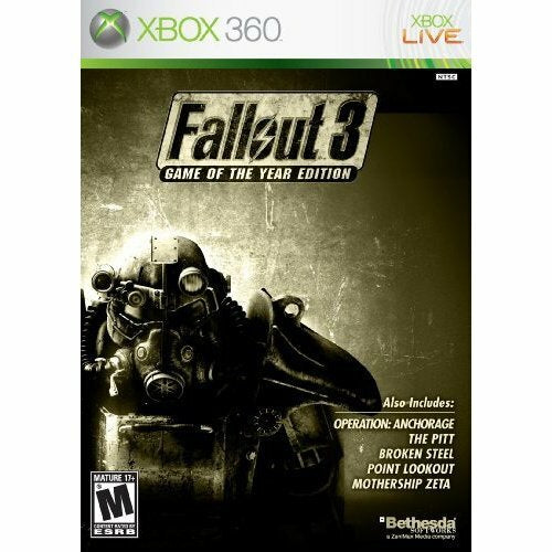 Fallout 3 - Game of the Year Edition (Microsoft Xbox 360, 2009) GAMESTOP COVER