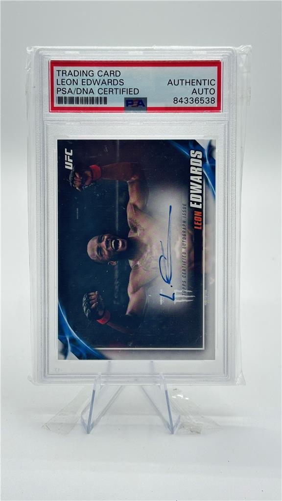 2019 Topps UFC Knockout - Autographs Leon Edwards #KA-LE /99 (AU)