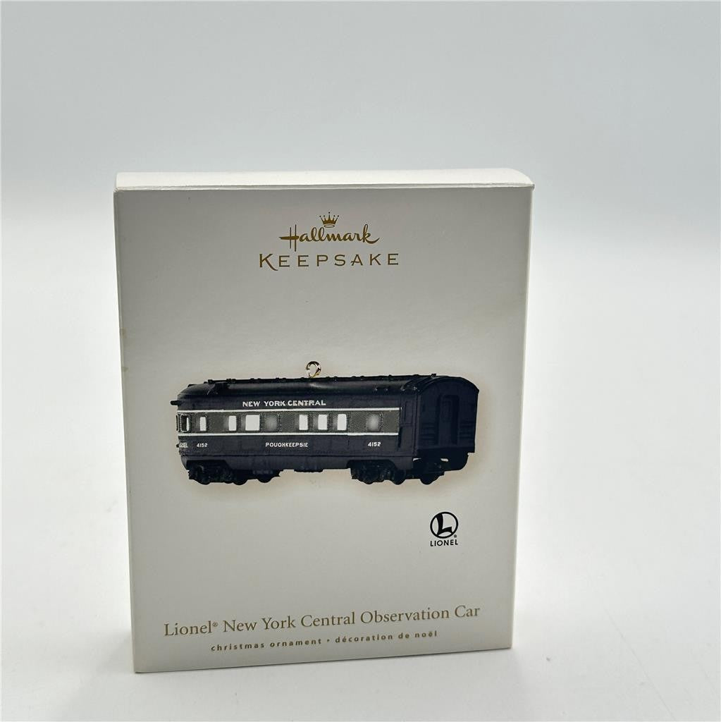 Hallmark Ornament: 2008 New York Central Observation Car