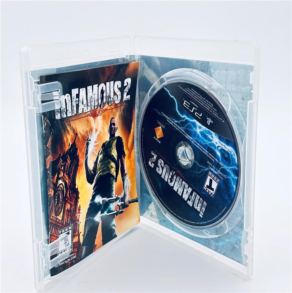 inFamous 2 (Sony PlayStation 3, 2011) Blockbuster Sticker on back