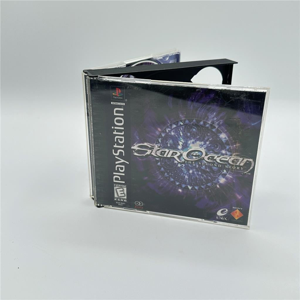 Star Ocean: The Second Story (Sony PlayStation 1, 1999) with reg card