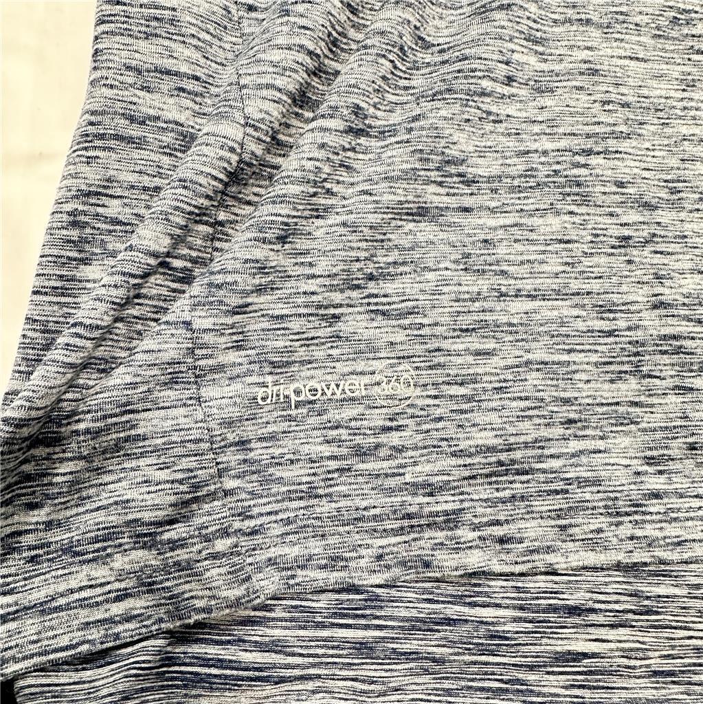 Russell Shirt S (34-36) Training Fit Dri-Power 360 Long Sleeve Hooded Quarter  Z