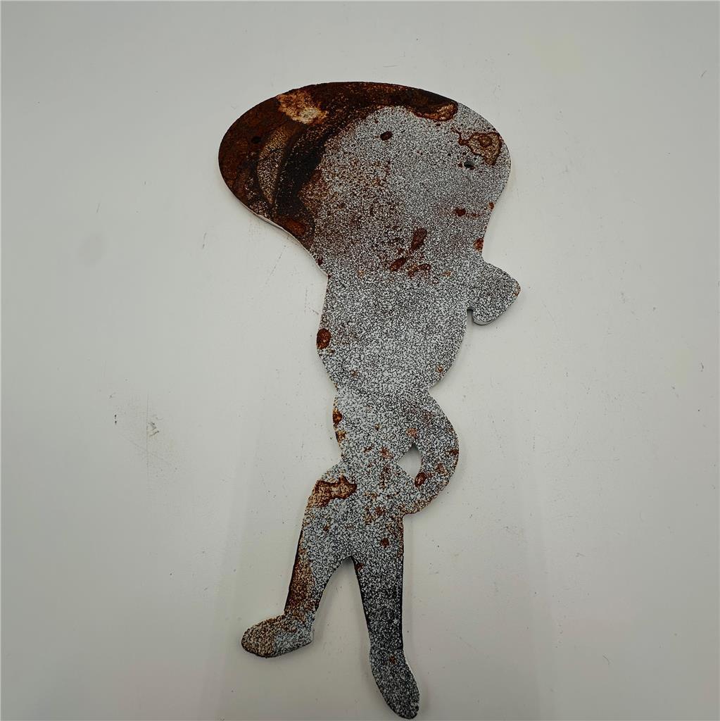 CAST IRON ESSO GIRL "Mrs. Drip" Sign