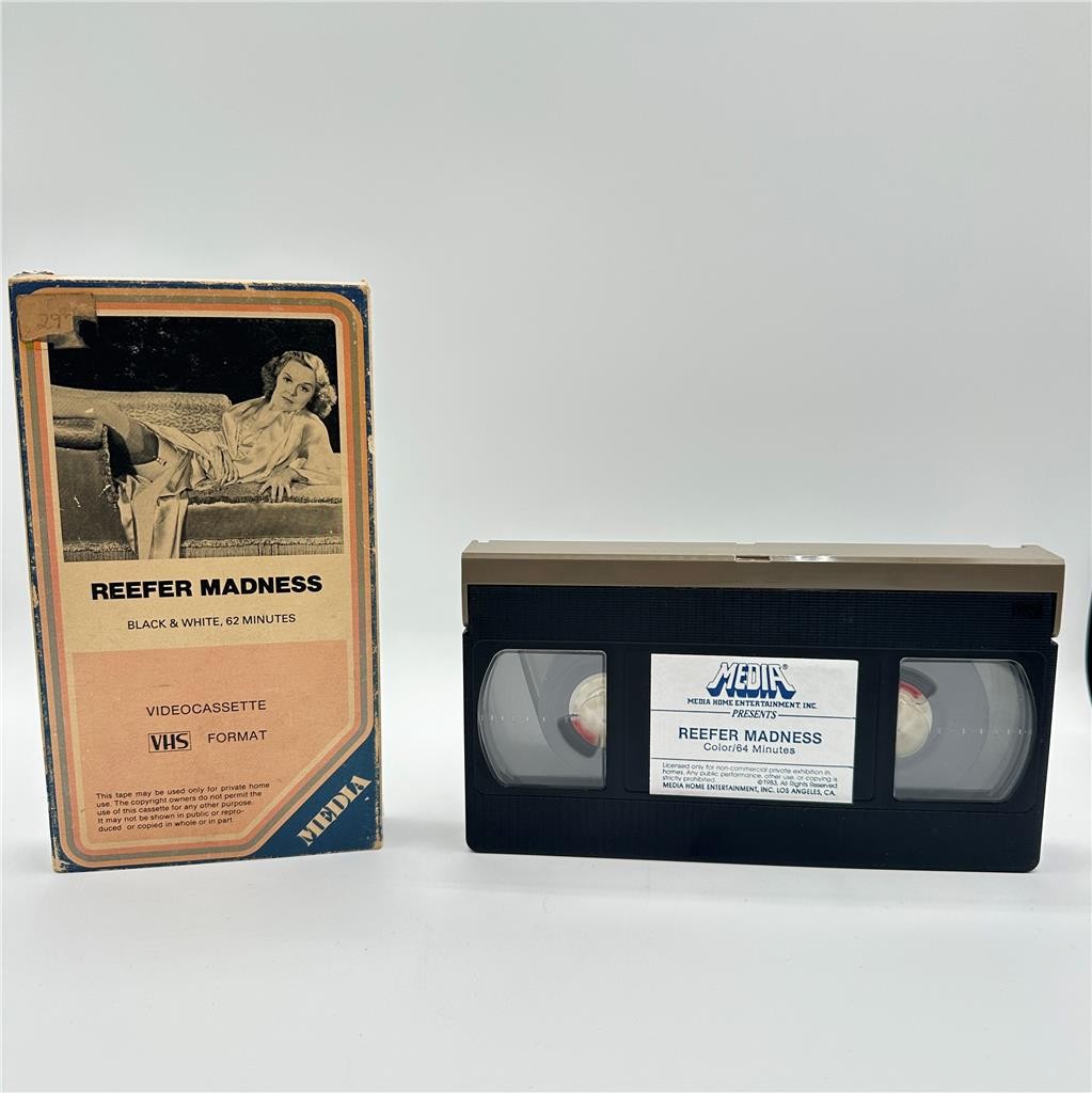 Reefer Madness (VHS) 1978 RARE MEDIA Home Entertanment Inc