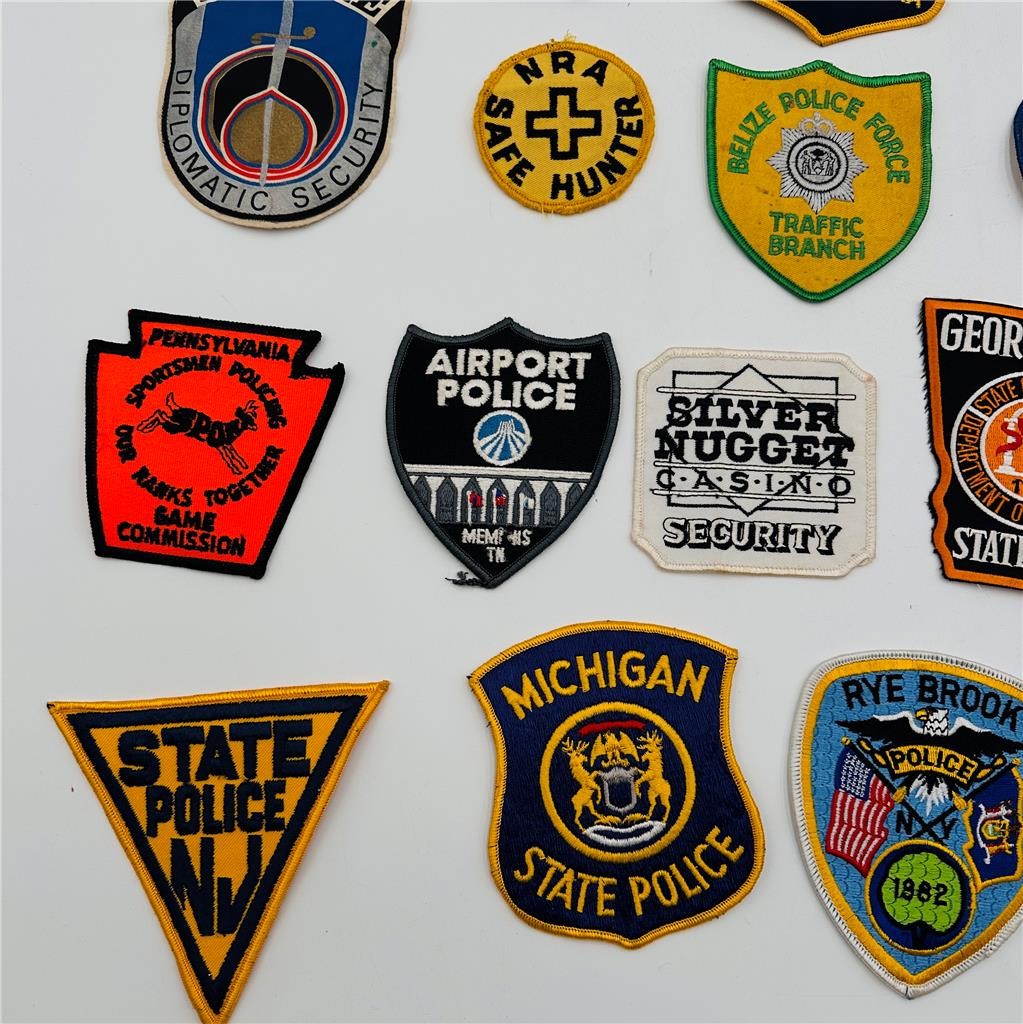 Police Law Enforcement Patches  Lot of 25
