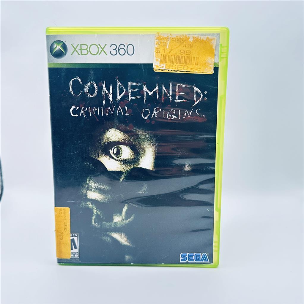 Condemned: Criminal Origins (Microsoft Xbox 360, 2005)