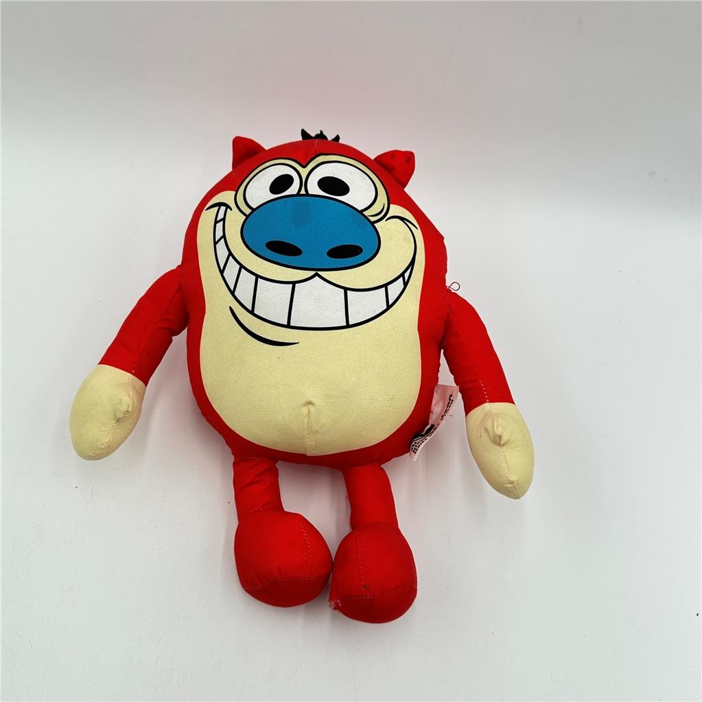 Nickelodeon '90s Ren and STIMPY THE CAT 10" Plush STUFFED ANIMAL Toy 2018