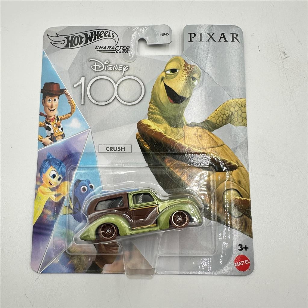 Hot Wheels Disney 100 Years anniversary Pixar Crush Die-cast Car Model Toy