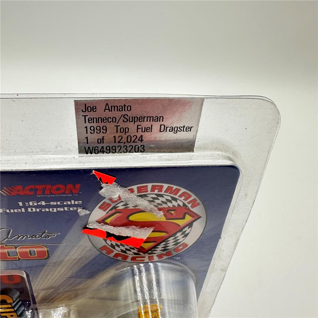 Action Racing Joe Amato Tenneco/Superman Top Fuel Dragster 1 of 12,024 New