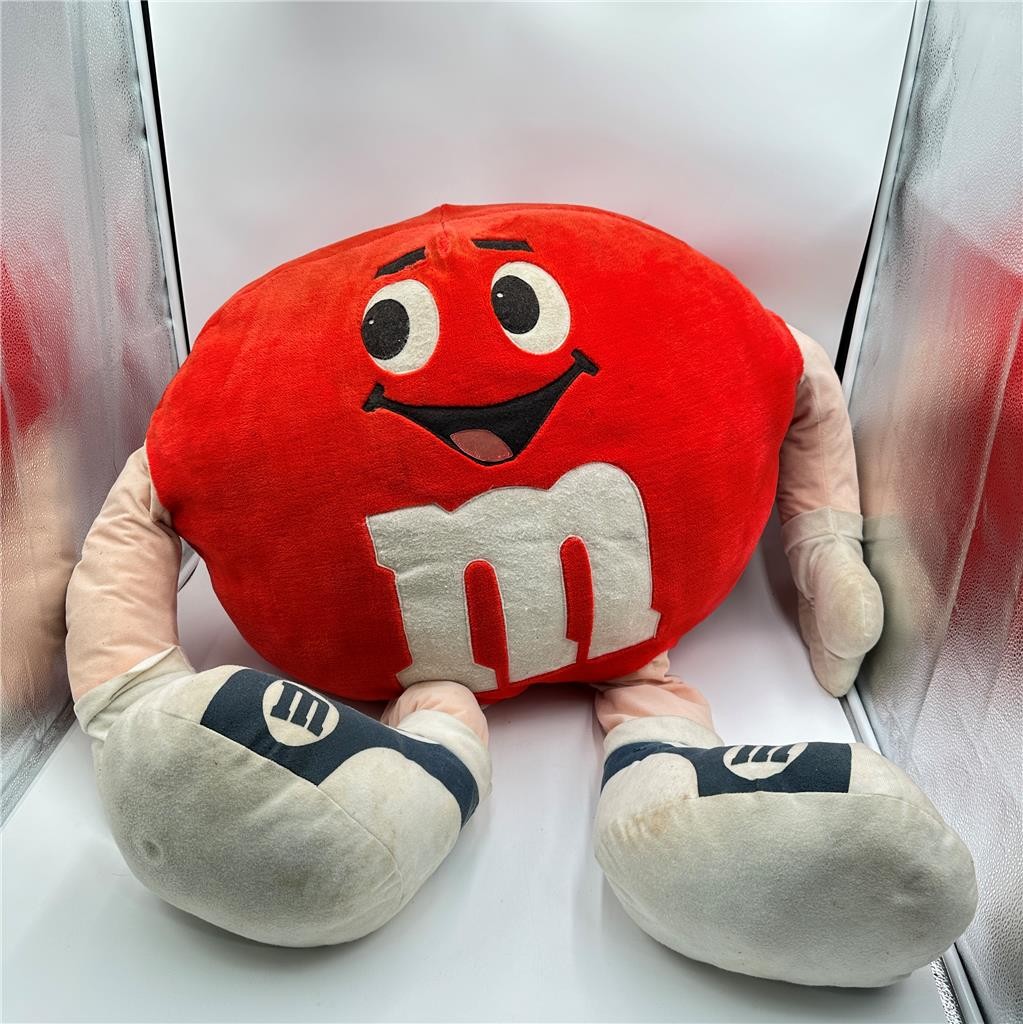 Ace Novelty Co M&M's Red Plush  Approx.  42" Long and 30" Across