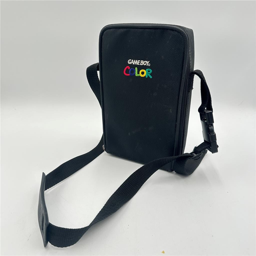Nintendo Gameboy Color Carrying Case Bag w Shoulder Strap,Tray,Instruction Sheet
