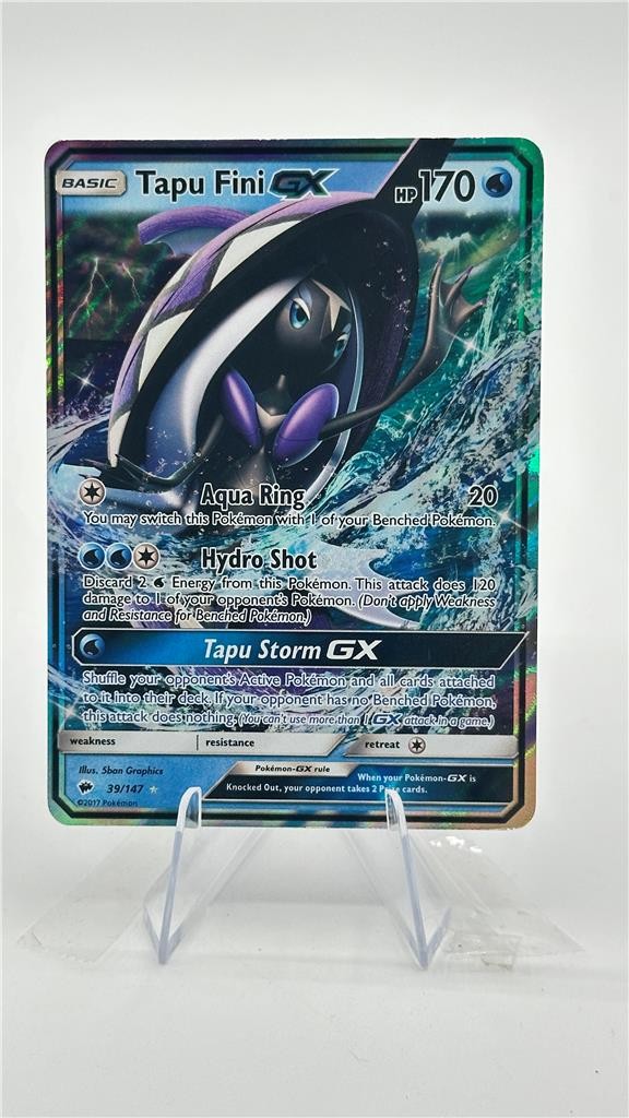 Tapu Fini GX 39/147 Sm-Burning Shadows Holo