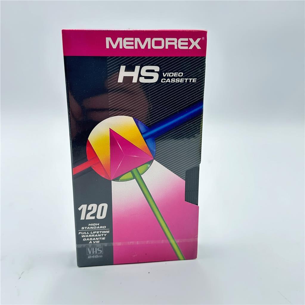 Memorex 120 HS 6 Hour High Standard Video Cassette Blank VHS Tapes NEW