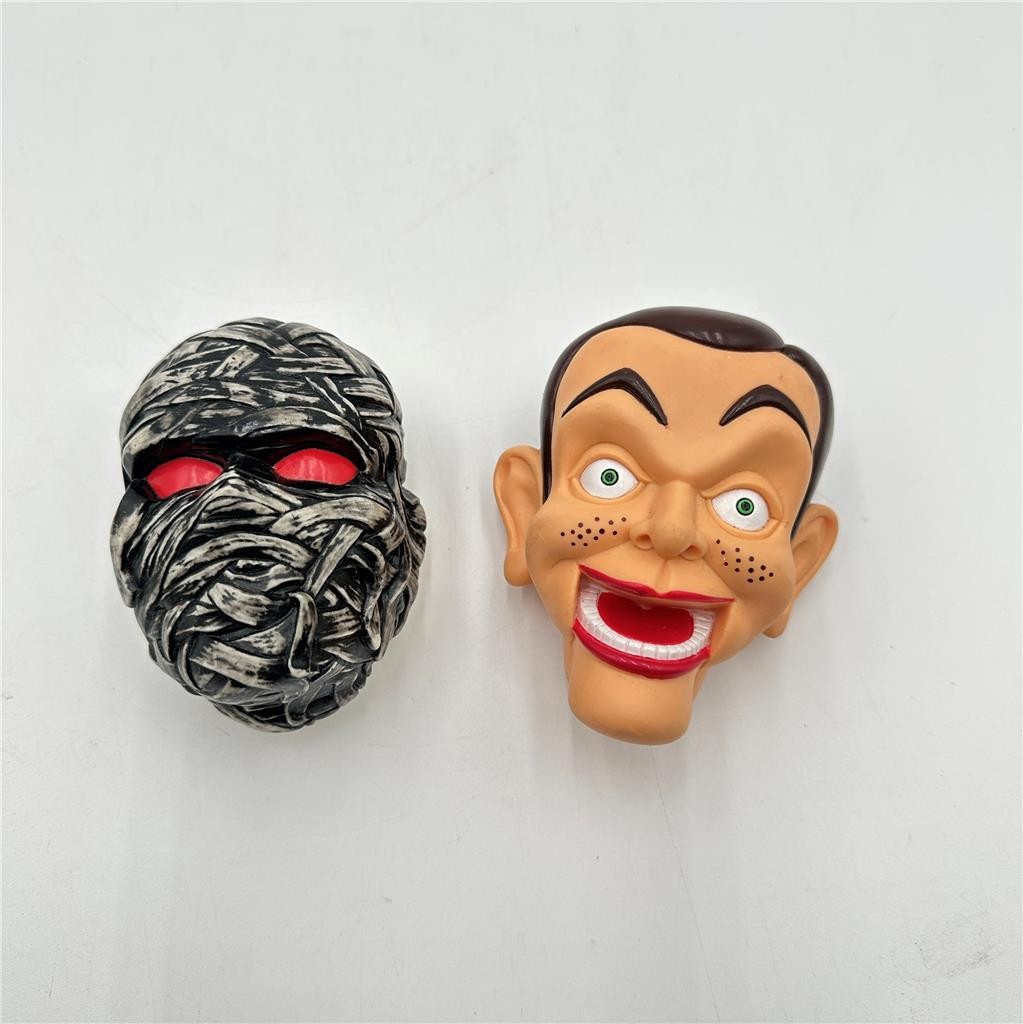 Lot of 2 Goosebumps Head Slime Canisters-Slappy and Mummy Slime Not Included