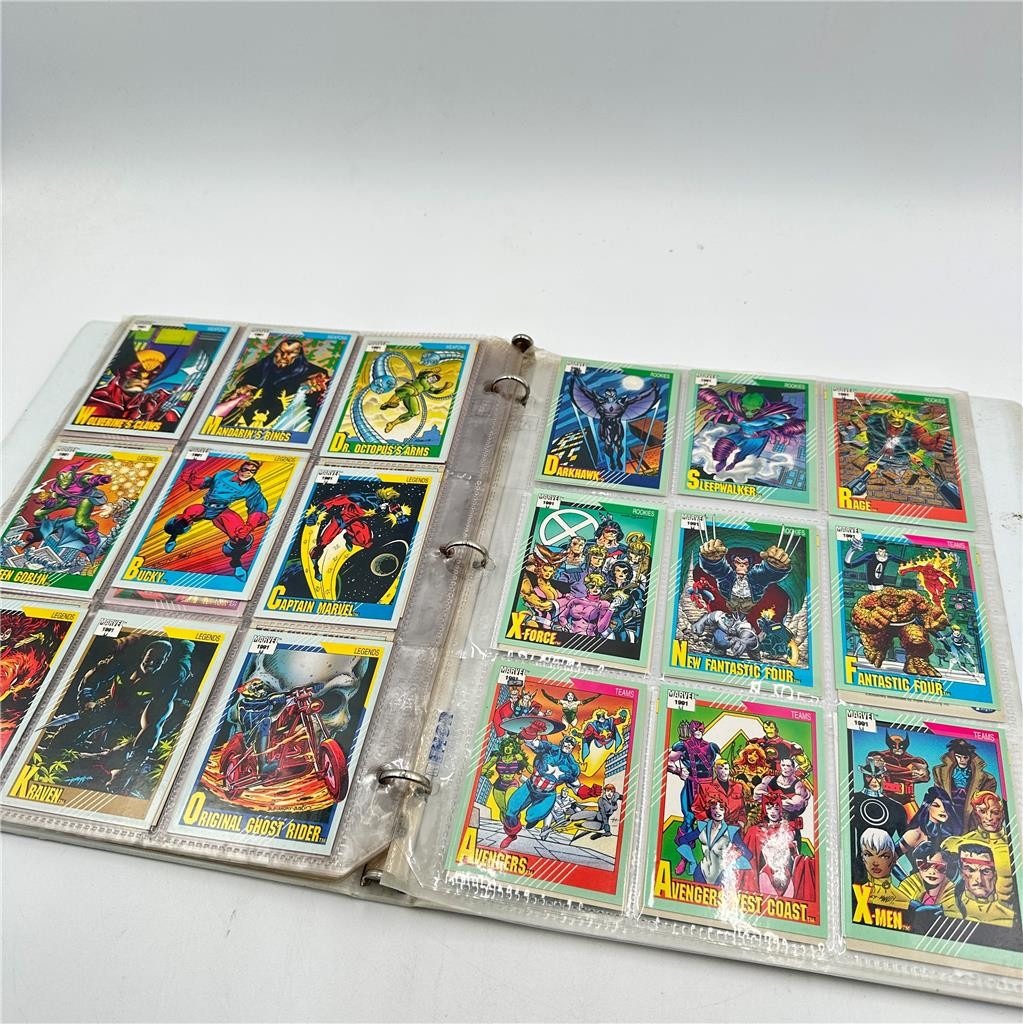 1991 Impel Marvel Comic Cards Set, Missing 1 card + Holos