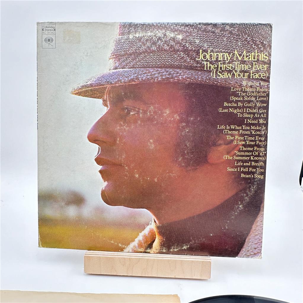 JOHNNY MATHIS - THE FIRST TIME EVER (I SAW YOUR FACE) Vinyl Record