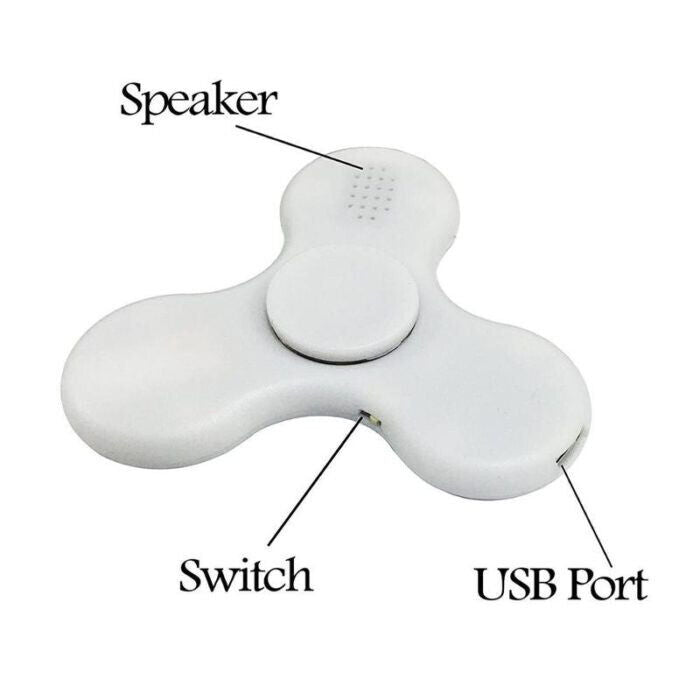 50pc  - Rechargeable LED Bluetooth Spinner - Pink
