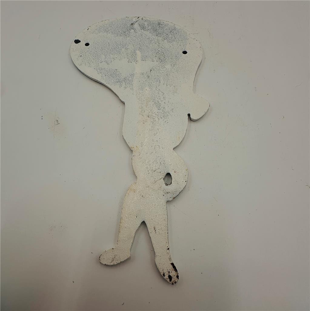 CAST IRON ESSO GIRL "Mrs. Drip" Sign
