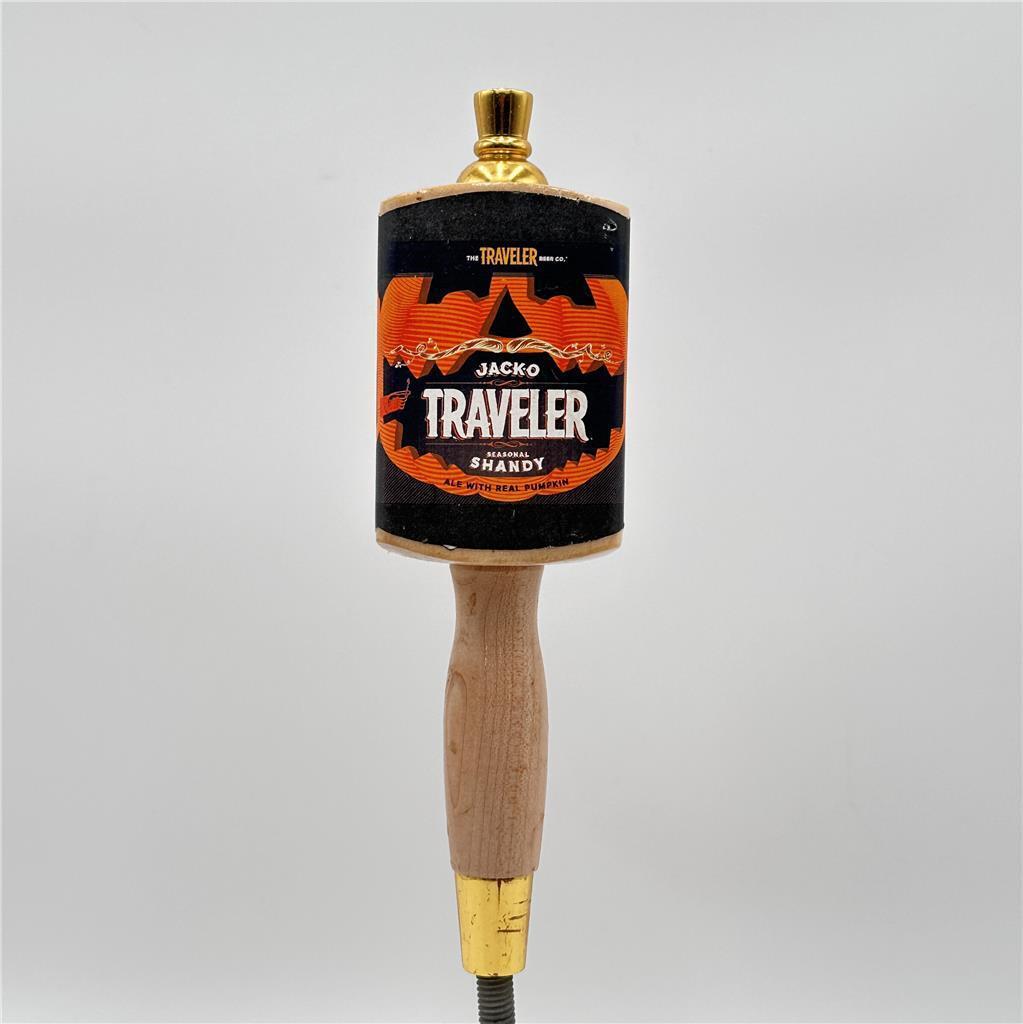 THE TRAVELER BEER CO.Jack-o Seasonal SHANDY Beer Tap HANDLE