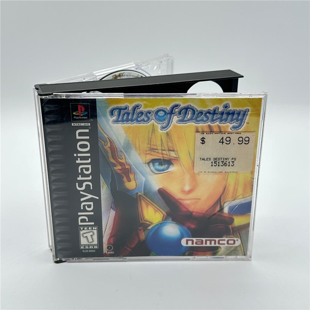 Tales of Destiny (Sony PlayStation 1, 1998) Missing Back Cover Art