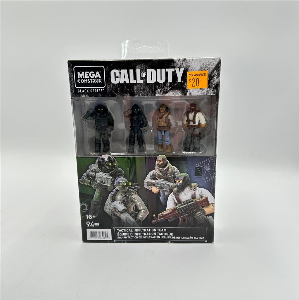 Mega Construx Black Series Call Of Duty Tactical Infiltration Team Mini Figures
