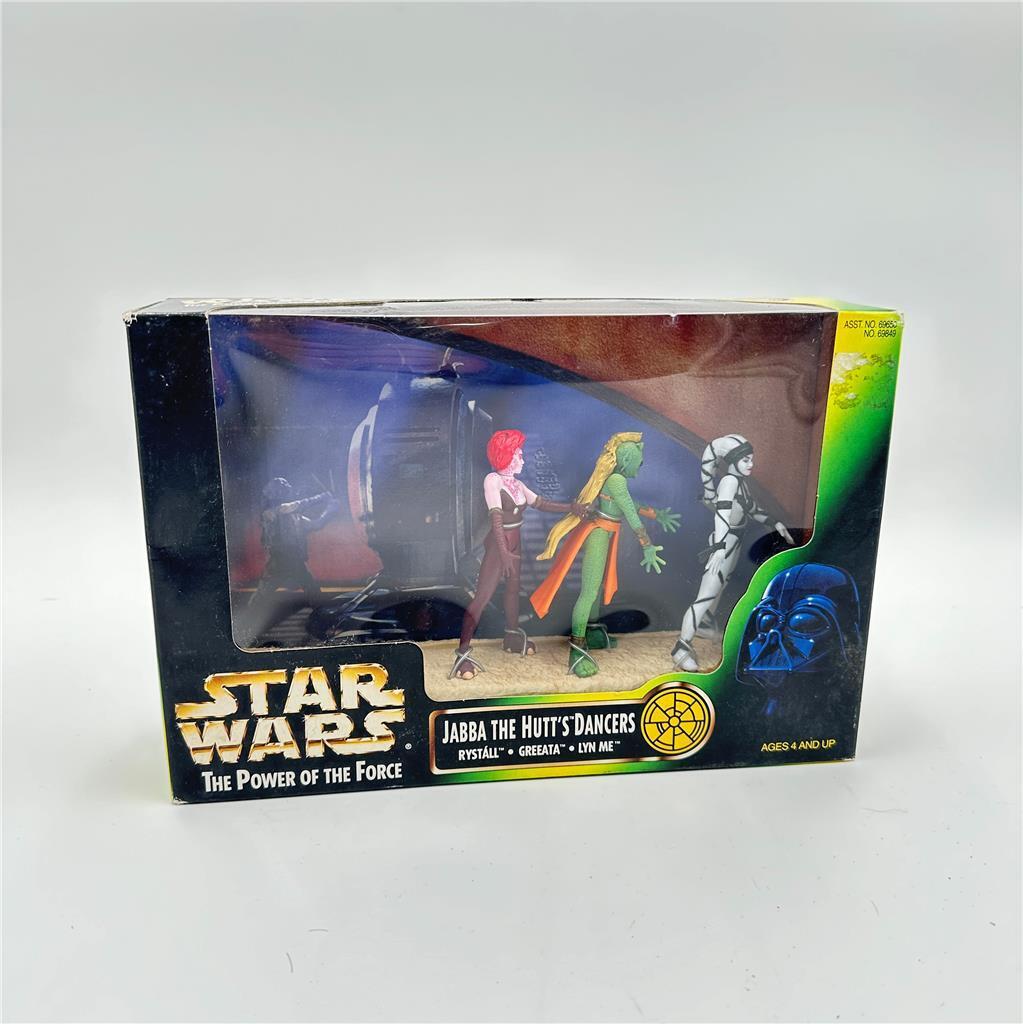 Star Wars The Power Of The Force JABBA THE HUTT'S DANCERS Action Figures 1998