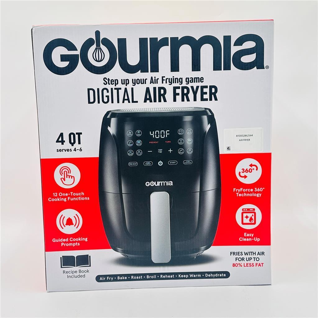 Gourmia GAF486 4-Quart Digital Air Fryer - Black
