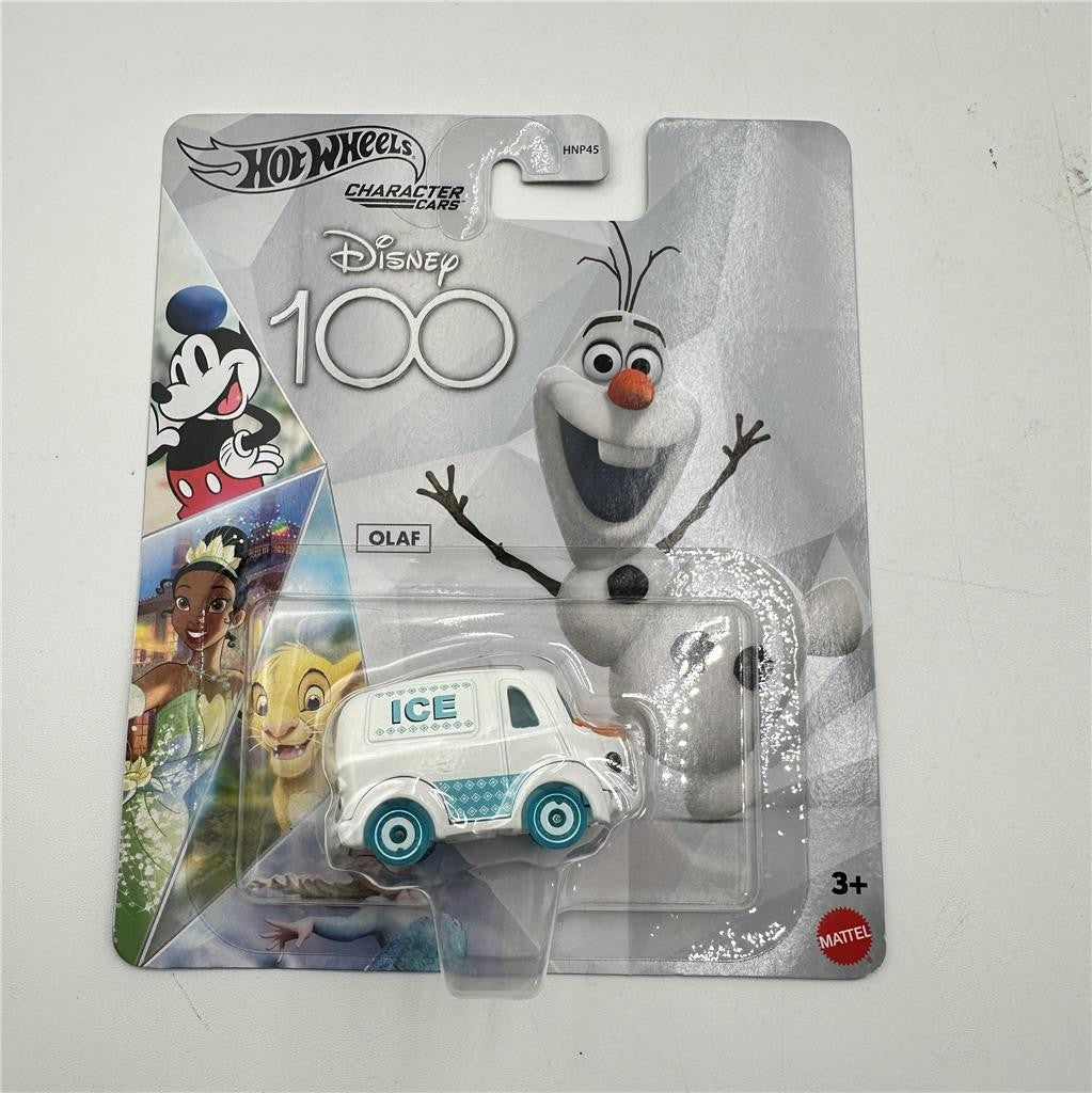 Hot Wheels Disney 100 Years anniversary Olaf Die-cast Car Model Toy