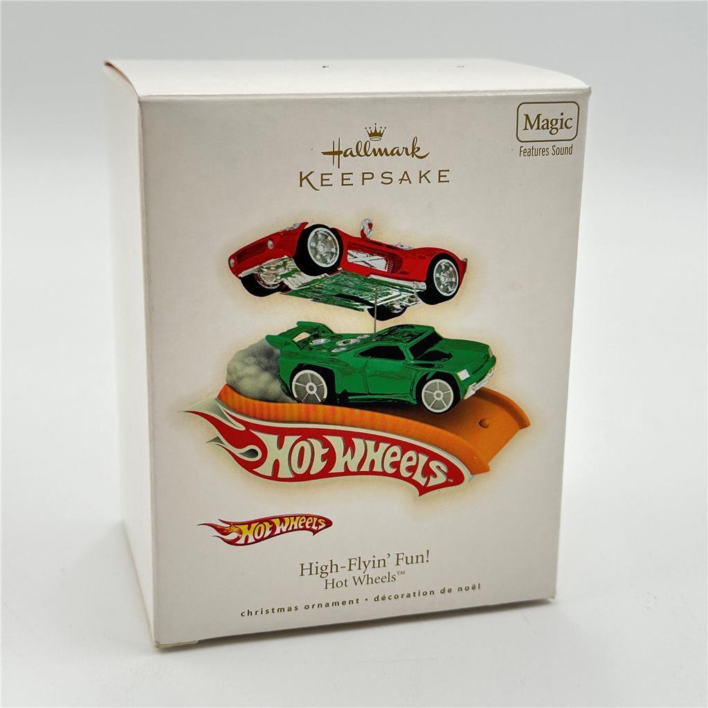 Hallmark Keepsake Hot Wheels Magic Sound Ornament “High Flyin’ Fun!” 2009