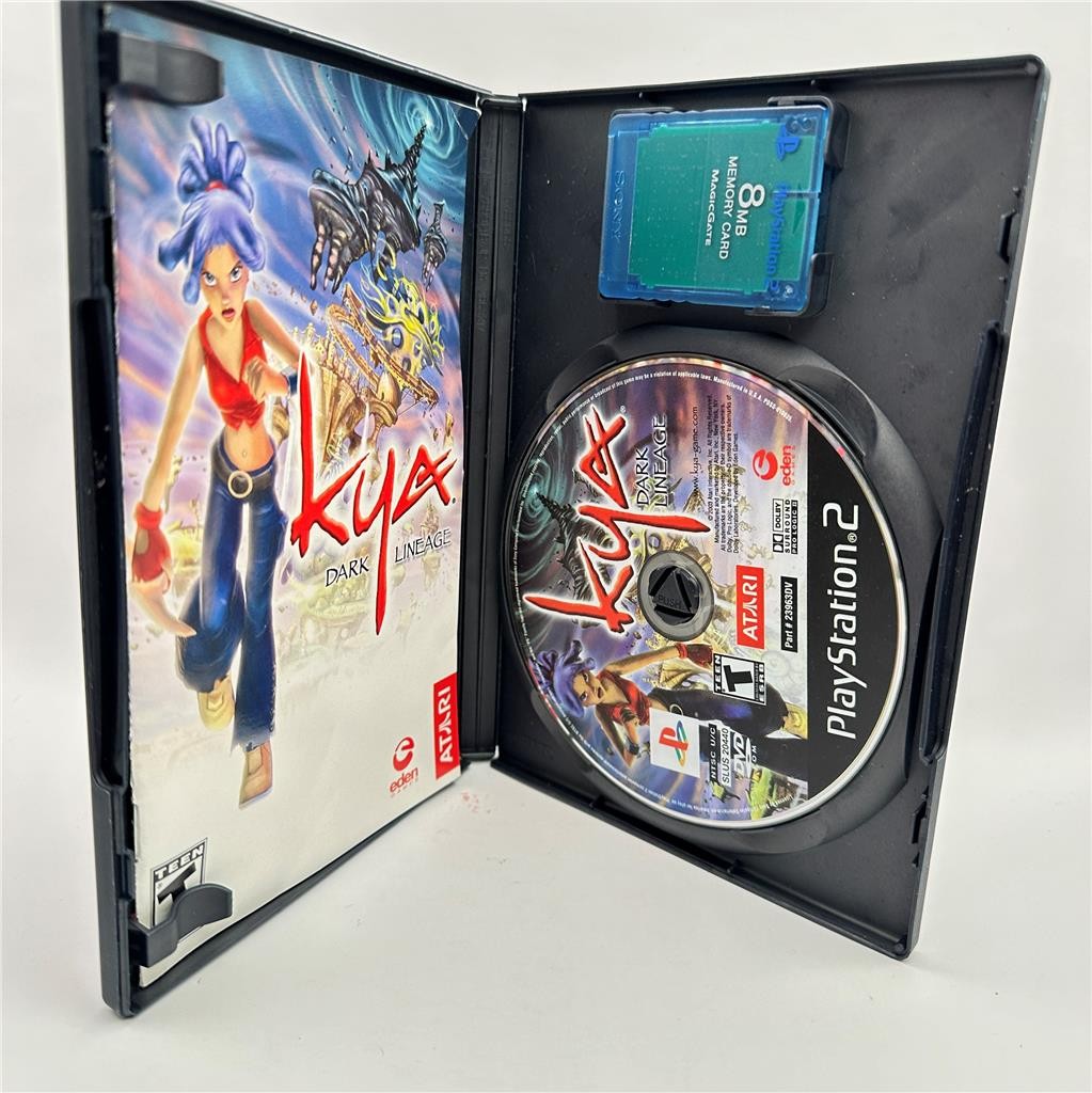 Kya: Dark Lineage (Sony PlayStation 2, 2003) WITH MEMORY CARD